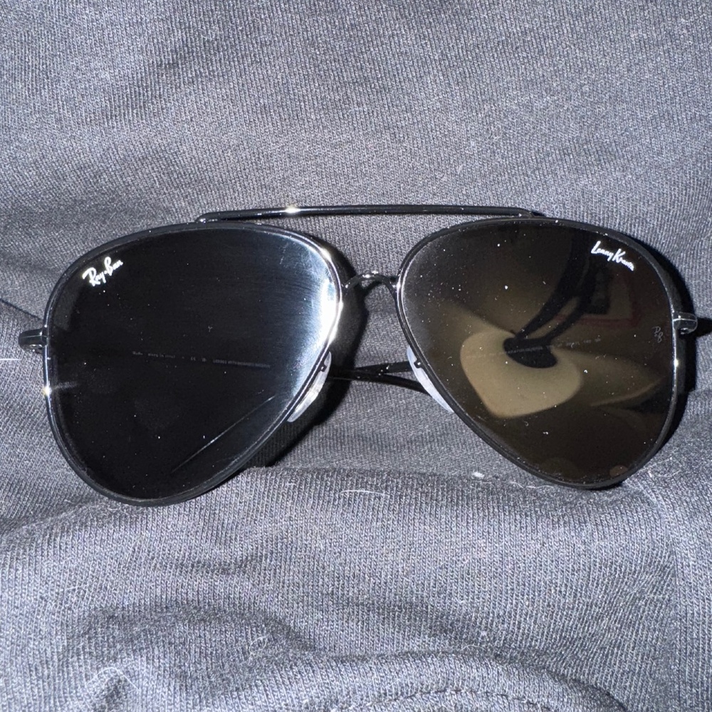 Ray Ban x Lenny Kravitz reverse Aviator sunglasses